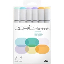 Copic Sketch 6lı Set Pale Pastels