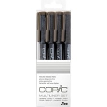 Copic Multiliner Warm Grey 4'lü Kalem Seti