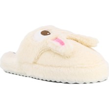 Tavşanlı Peluş Kapalı Ev Terliği – Yumuşak, Kaymaz ve Sessiz Kışlık Model