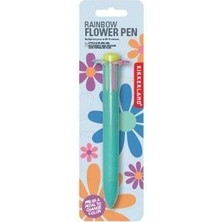 Kikkerland Rainbow Flower Multi Tükenmez Kalem