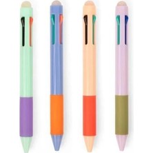 Kikkerland Çok Renkli Silinebilir Multi Pen Jel Kalem 4 Adet Renkli Seçeneklerle Yazma Keyfi