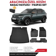 Dacia Duster 4x2 2024-2025 Model Bagaj Havuzu+Paspas Full Takım+Hediyeli