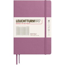 LEUCHTTURM1917 2025 Colors Orta Boy (A5), Sert Kapak, 251 Sayfa, Kareli Defter Dusty Rose 372187