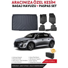 Peugeot 208 2025 Model Bagaj Havuzu+Paspas Full Takım+Hediyeli