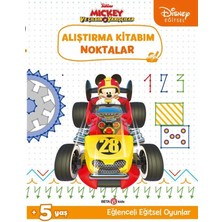Disney Eğitsel Mickey ve Çılgın Yarışçılar Alıştırma Kitabım Noktalar