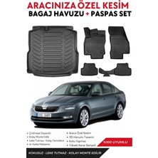 Skoda Octavia 2013-2014-2015-2016-2017-2018-2019 Model Bagaj Havuzu+Paspas Full Takım+Hediyeli