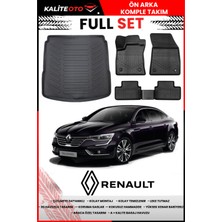 Renault Talisman 2021 Model Bagaj Havuzu+Paspas Takımı Full Set