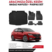 Skoda Fabia 2022-2023-2024-2025 Model Bagaj Havuzu+Paspas Full Takım+Hediyeli