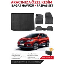 Renault Kadjar 2016-2017-2018-2019-2020-2021-2022 Model Bagaj Havuzu+Paspas Full Takım+Hediyeli