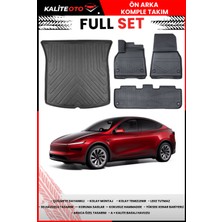 Tesla Model Y 2022 Model Bagaj Havuzu+Paspas Takımı Full Set