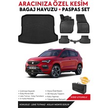 Seat Ateca 4x2 2018-2019-2020-2021-2022 Model Bagaj Havuzu+Paspas Full Takım+Hediyeli
