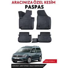 Volkswagen Caddy 2017 Model Araca Özel Havuzlu Paspas Takım