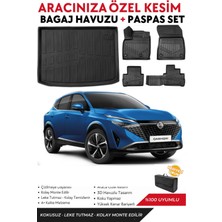 Nissan Qashqai 2023-2024-2025 Model Üst Bagaj Havuzu+Paspas Full Takım+Hediyeli