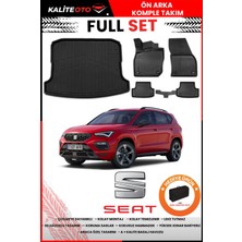Seat Ateca 4x4 2018-2019-2020-2021-2022 Model Bagaj Havuzu+Paspas Takımı Full Set+Hediyeli