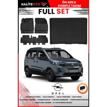 Opel Combo 2024 Model Seperatörlü Bagaj Havuzu+Paspas Takımı Full Set+Hediyeli