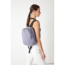 Powerspeed Kadın Füme Minimal Tasarım Kumaş Sırt Çantası
