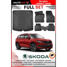 Skoda Kodiaq 2016 Model Bagaj Havuzu+Paspas Takımı Full Set+Hediyeli