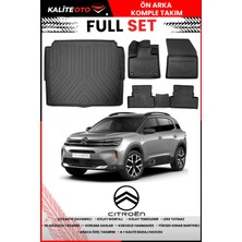 Citroen C5 Aircross 2022 Model Alt Bagaj Havuzu+Paspas Takımı Full Set