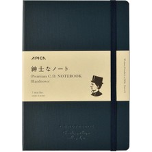 Apica Premium CD A5 Sert Kapak Defter Lacivert Çizgili