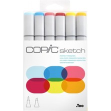 Copic Sketch 6lı Set Perfect Primaries