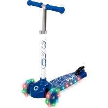 Evo Işıklı Move N Groove Mavi Üç Tekerlekli Scooter