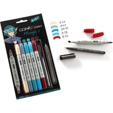 Copic Ciao Marker Çizim Kalemi Seti 5+1 Set Manga 2