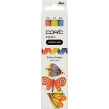 Copic Ciao 3'lü Layer & Mix Set - Brilliant Palette