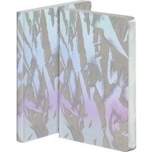 Nuuna Graphic A5 Metalik Hologram Baskı  Crystal Noktalı Defter