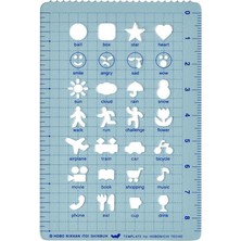 Hobonichi Accessory - Stencil - Activity Şablon