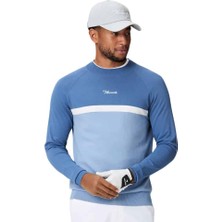 Macade Sienna Colorblock Golf Kazağı Mavi KN20210602