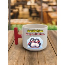 Seni Buldum Huzur Buldum Kahve Bardağı Kupa Bardak - Seramik Çay, Kahve Hediyelik Bardağı