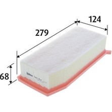 Valeo 585414 - Hava Filtresi Clıo Iv 12 Captur I 13 Express 21 Logan Iı 13 Symbol Iıı 13 Sandero Iı 12 Duster 10 18 Dokker 12 0.9tce 1.2tce 1.3tce 1.5 Blue Dcı 1.6