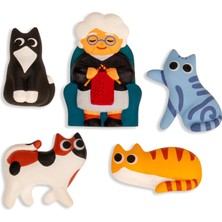 Kikkerland Cat Lady Magnet Mıknatıs