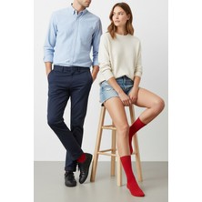 2'li Kışlık Unisex Organik Koyun Yünü Soket Çorap