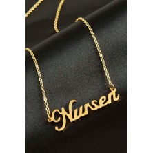 Resveq Nursen Isimli Kolye -Sarı