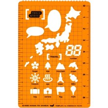 Hobonichi Accessory - Stencil - Travel Şablon