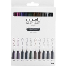 Copic Multiliner Classic Color 10'lu Kalem Seti