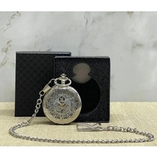 Özel Kutulu Gümüş Köstekli Saat ALK4672 - Lisinya