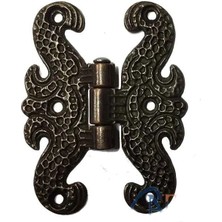 Zamak Kelebek Menteşe - Büyük, 50X67MM, Oksit, 100 Adet ( Lisinya )