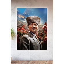 Lucena Metal Baskılı Atatürk Koleksiyonu Tablo No 38 - 15 cm x 20 cm