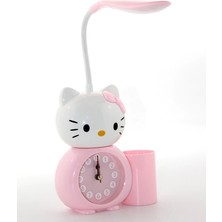 Hello Kitty Masa Lambası Saat ve Kalemlik ALK2584 ( Lisinya )