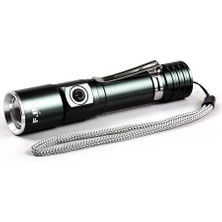 F-90 Aluminyum Kaplama Mıknatıslı Şarjlı El Feneri - Lisinya