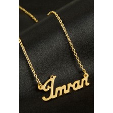 Resveq Imran Isimli Kolye -Sarı