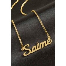 Resveq Saime Isimli Kolye -Sarı