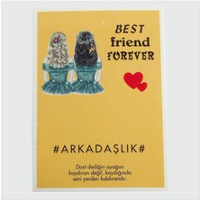 Resveq 3lü Arkadaşlık Bileklik Kartı-Sarı