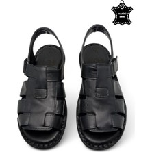 Magic Shoes Erkek Sandalet Cırtlı Bağlama ile Günlük Kullanım İçin Rahat Tasarım