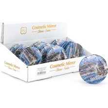 Taşlı Istanbul Tasarımı El Aynası Ince ALK2475A - Lisinya