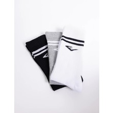 Everlast Stripe Econ 3'lü Siyah Çorap AU0008