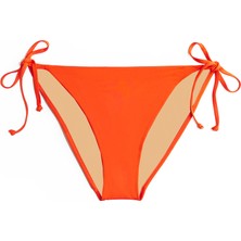 Turuncu Kadın Bağcıklı Bikini Altı