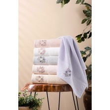 Ellite El Işi 3D Nakışlı 6 Adet 30X50 cm Mutfak Havlusu %100 Pamuk